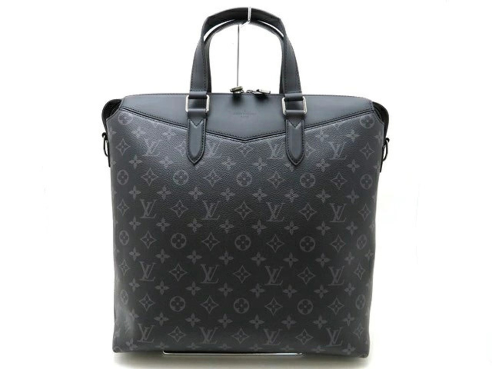 LOUIS VUITTON Tote Explorer Bag Monogram Eclipse Black